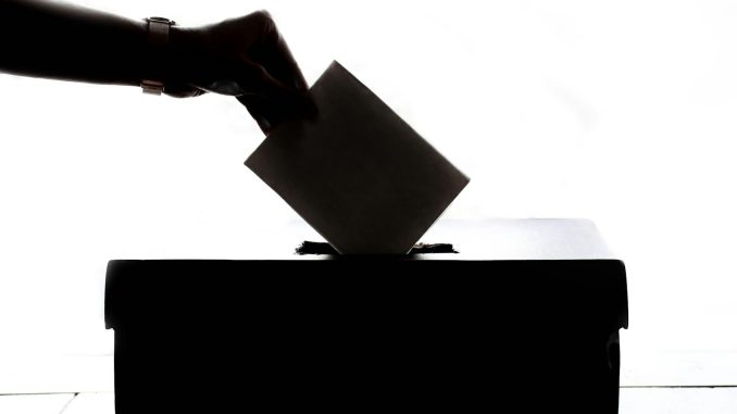 Photo by Element5 Digital a person is casting a vote into a box